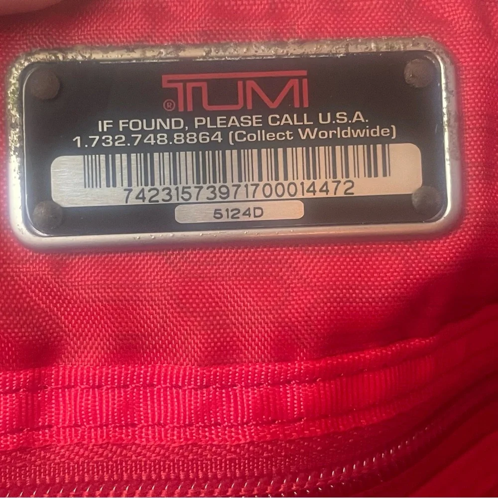 Tumi Ballistic Nylon Black Laptop Tote Brief Bag 5124D Business Travel EUC